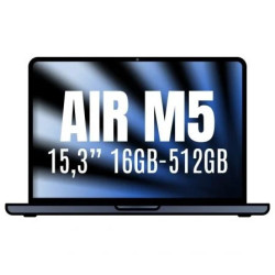 Apple Macbook Air 15,3"/ M5 10-Core CPU/ 16GB/ 512GB SSD/ 10-Core GPU/