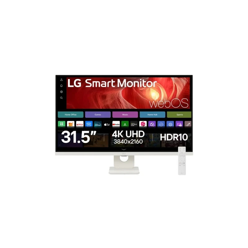 Smart Monitor LG 32U721SA-W 31.5"/ 4K/ Multimedia/ Smart TV/ | APLIUM