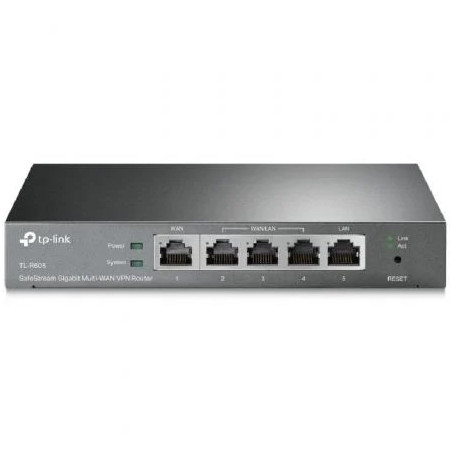Router VPN SafeStream Gigabit TP-Link Omada TL-R605/ 5 Puertos Multi-W