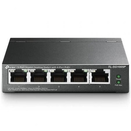 Switch TP-Link TL-SG1005P 5 Puertos/ RJ-45 10/100/1000 PoE