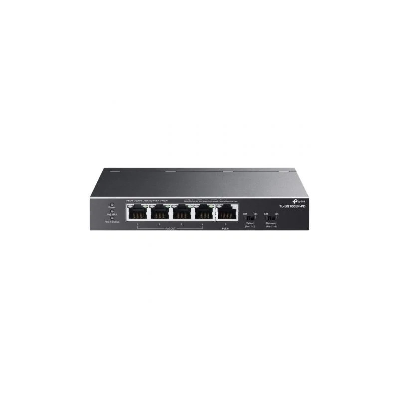 Switch TP-Link TL-SG1005P-PD 5 Puertos/ RJ-45 1/ 2.5Gbps PoE | APLIUM