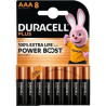 Pack de 8 Pilas AAA Duracell Plus Power Boost DPBLR3B8/ 1.5V/ Alcalina