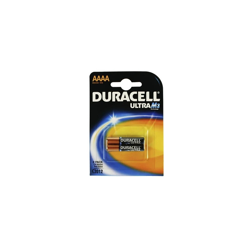 Pack de 2 Pilas AAAA Duracell Ultra MX2500/ 1.5V/ Alcalinas