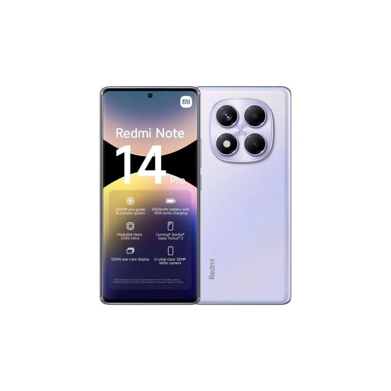 Smartphone Xiaomi Redmi Note 14 Pro 8GB/ 256GB/ 6.67"/ Purpura