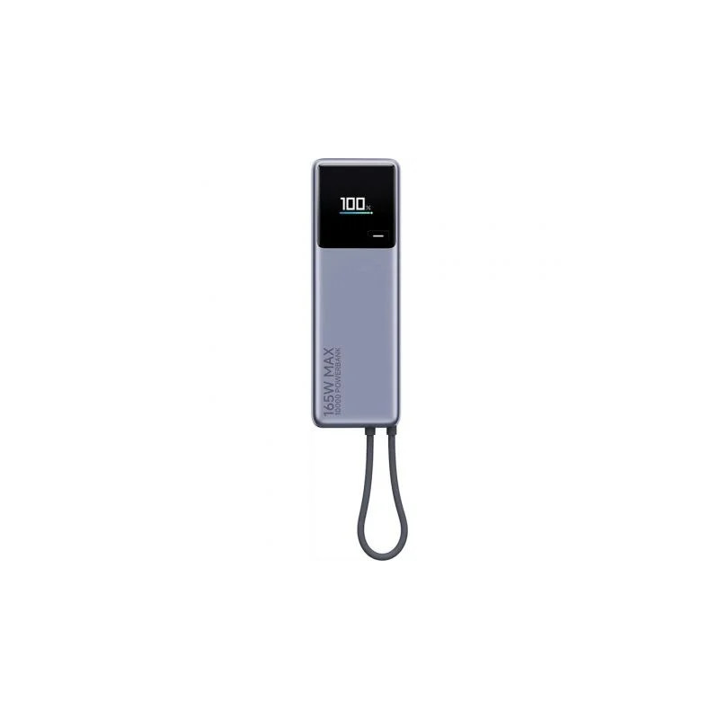 Powerbank 10000mAh Xiaomi Power Bank 10000 Integrated Cable/ 165W/ Gri