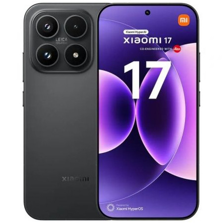 Smartphone Xiaomi 17 12GB/ 512GB/ 6.3"/ 5G/ Negro
