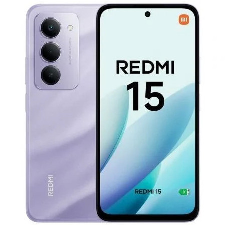 Smartphone Xiaomi Redmi 15 6GB/ 128GB/ 6.9"/ Púrpura