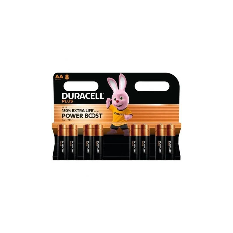Pack de 8 Pilas AA Duracell Plus Power Boost DPBLR6B8/ 1.5V/ Alcalinas