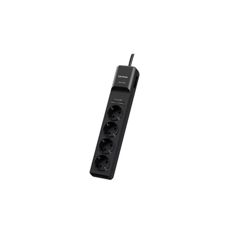 Regleta con interruptor Cyberpower P0420SUD0-DE/ 4 Tomas de corriente/