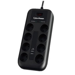 Regleta con Interruptor Cyberpower P0820SUD0-DE/ 8 Tomas de corriente/