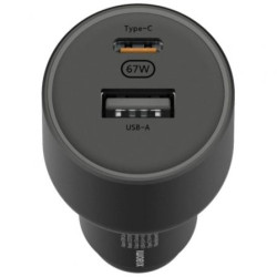 Cargador de Coche Xiaomi 67W USB-A Tipo-C/ 1xUSB-A/ 1xUSB Tipo-C/ 67W