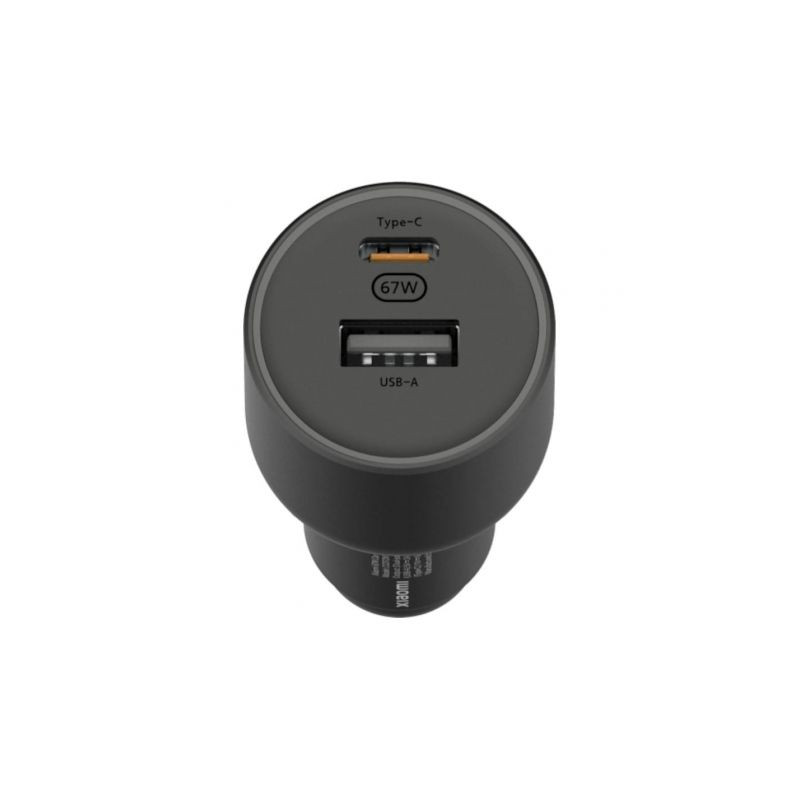 Cargador de Coche Xiaomi 67W USB-A Tipo-C/ 1xUSB-A/ 1xUSB Tipo-C/ 67W