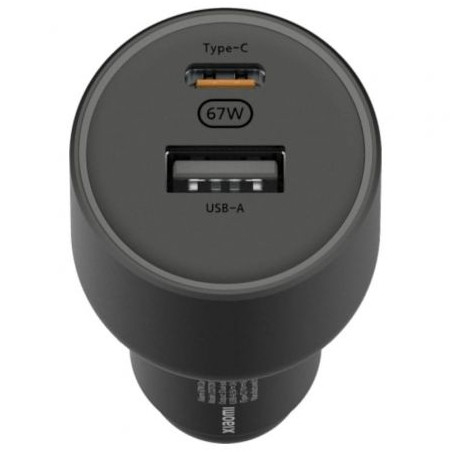 Cargador de Coche Xiaomi 67W USB-A Tipo-C/ 1xUSB-A/ 1xUSB Tipo-C/ 67W