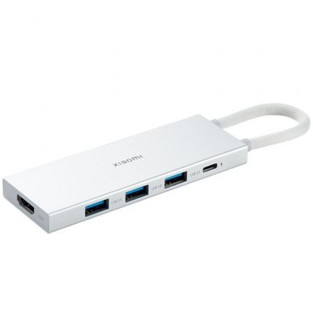 Docking USB 3.0 Tipo-C Xiaomi 5 en 1/ 3xUSB/ 1xUSB Tipo-C PD/ 1xHDMI/