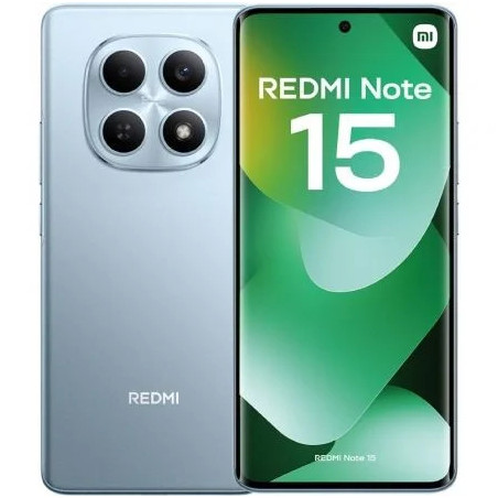 Smartphone Xiaomi Redmi Note 15 6GB/ 128GB/ 6.77"/ Azul Glaciar