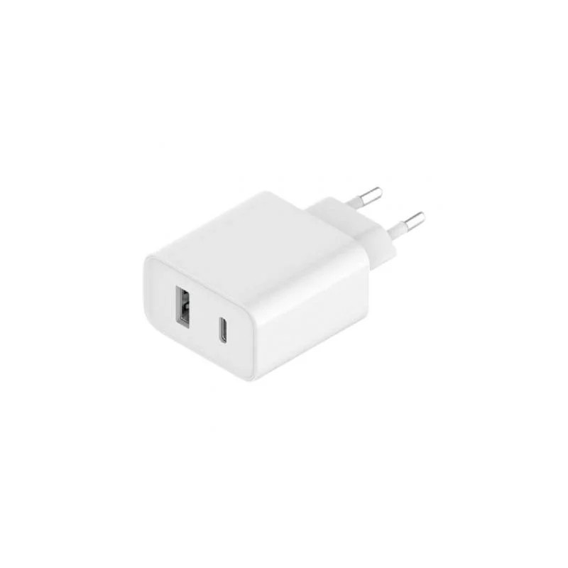 Cargador de Pared Xiaomi Mi 33W Wall Charger/ 1xUSB Tipo-C/ 1xUSB/ 33W