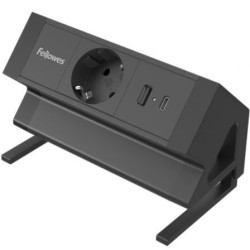 Regleta Sobremesa Fellowes 100137172/ 1 Tomas de corriente/ 1 USB - 1