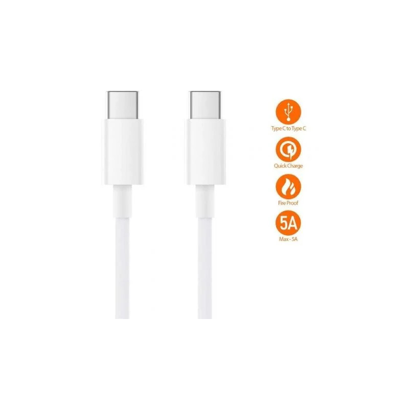 Cable USB 2.0 Tipo C Xiaomi SJV4108GL/ USB Tipo-C Macho - USB Tipo-C M