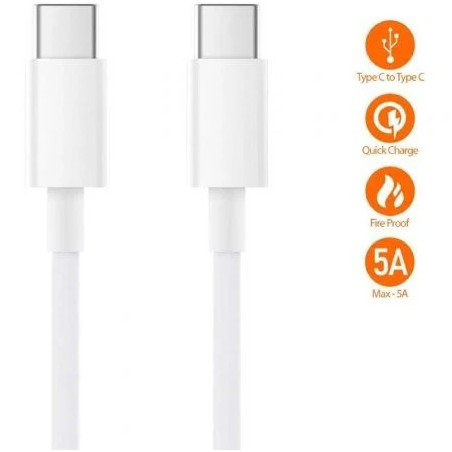 Cable USB 2.0 Tipo C Xiaomi SJV4108GL/ USB Tipo-C Macho - USB Tipo-C M