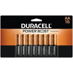 Pack de 16 Pilas AA Duracell Plus Power Boost DPBLR6B16/ 1.5V/ Alcalin