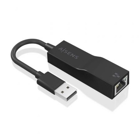 Adaptador USB 3.0 - RJ45 Aisens A106-0766/ 1000Mbps