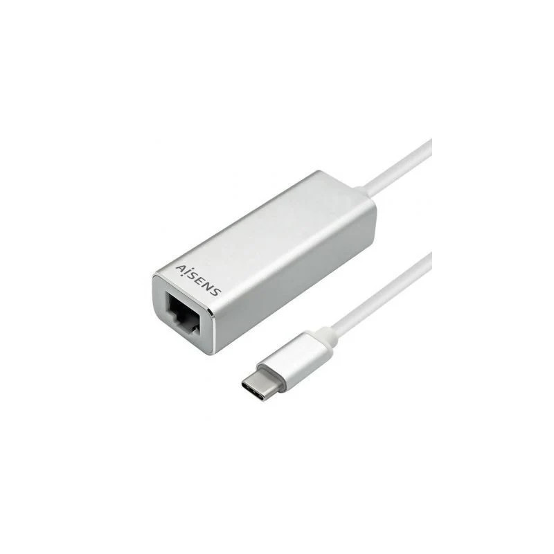Adaptador USB Tipo-C - RJ45 Aisens A109-0341/ 1000Mbps