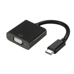 Conversor USB Tipo-C Aisens A109-0347/ USB Tipo-C - VGA Hembra/ 15cm/