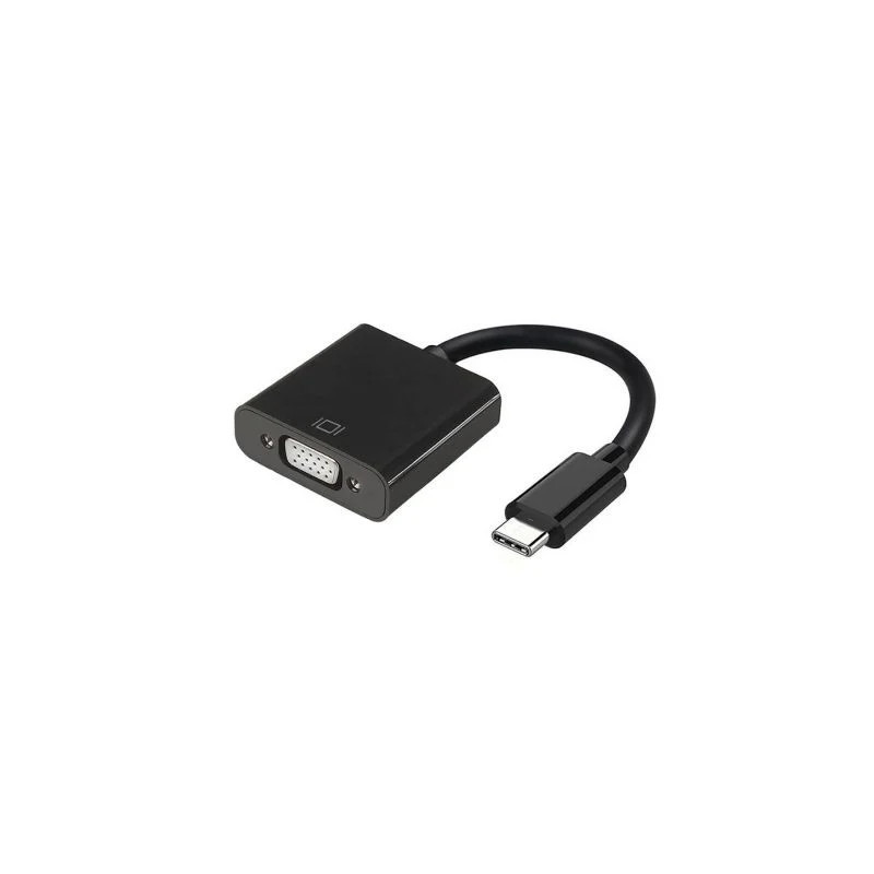 Conversor USB Tipo-C Aisens A109-0347/ USB Tipo-C - VGA Hembra/ 15cm/