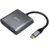 Conversor Aisens A109-0626/ HDMI Hembra - VGA Hembra - USB Tipo-C Mach