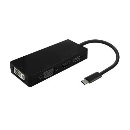 Conversor USB Tipo-C Aisens A109-0679/ HDMI Hembra - VGA Hembra - DVI