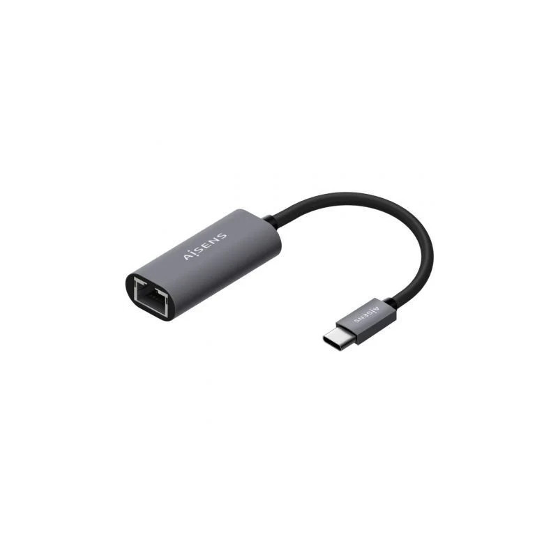 Adaptador USB Tipo-C - RJ45 Aisens A109-0709/ 1000Mbps