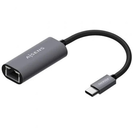 Adaptador USB Tipo-C - RJ45 Aisens A109-0709/ 1000Mbps