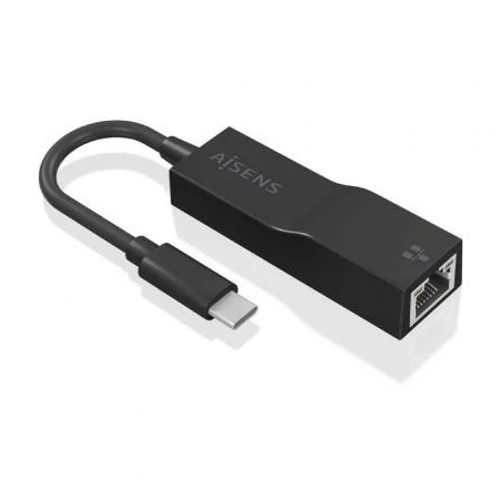 Adaptador USB Tipo-C - RJ45 Aisens A109-0765/ 1000Mbps