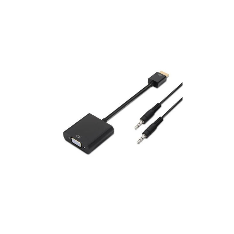 Conversor Aisens A122-0126/ HDMI Macho - VGA Hembra/ Jack 3.5 Hembra/
