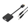 Conversor Aisens A122-0126/ HDMI Macho - VGA Hembra/ Jack 3.5 Hembra/