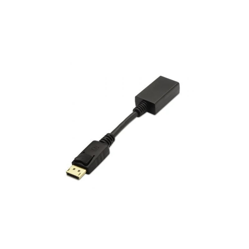 Conversor Aisens A125-0134/ DisplayPort Macho - HDMI Hembra/ 15cm/ Neg