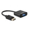 Conversor Aisens A125-0367/ DisplayPort Macho - VGA Hembra/ 15cm/ Negr