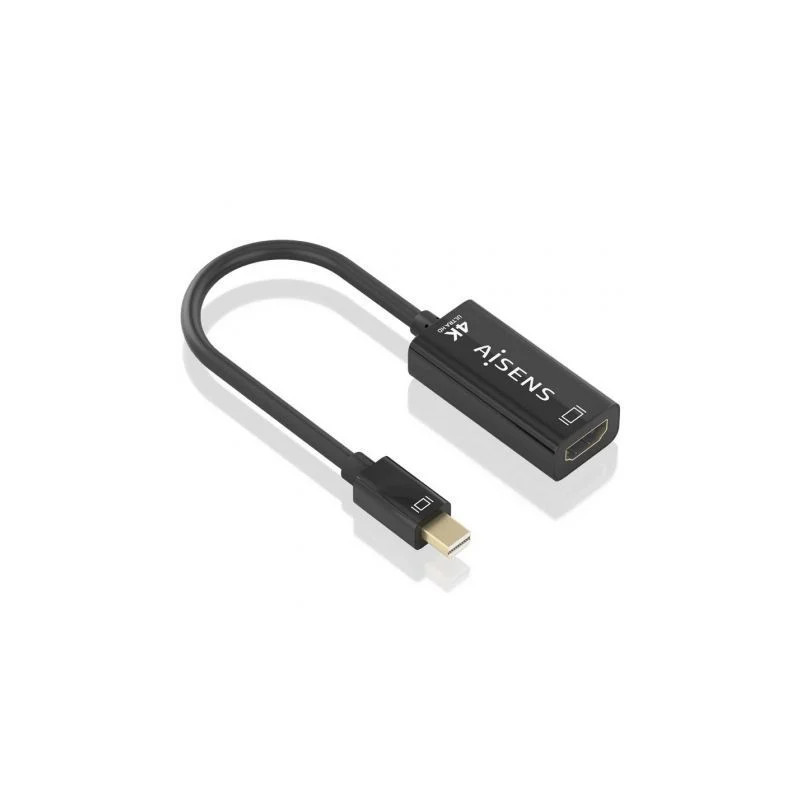 Conversor Aisens A125-0904/ Mini DisplayPort Macho - HDMI Hembra/ 15cm