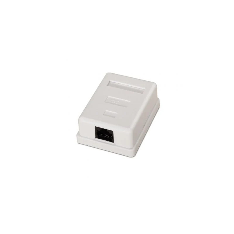 Roseta Surface RJ45 CAT.6 Utp 1 Toma White | APLIUM