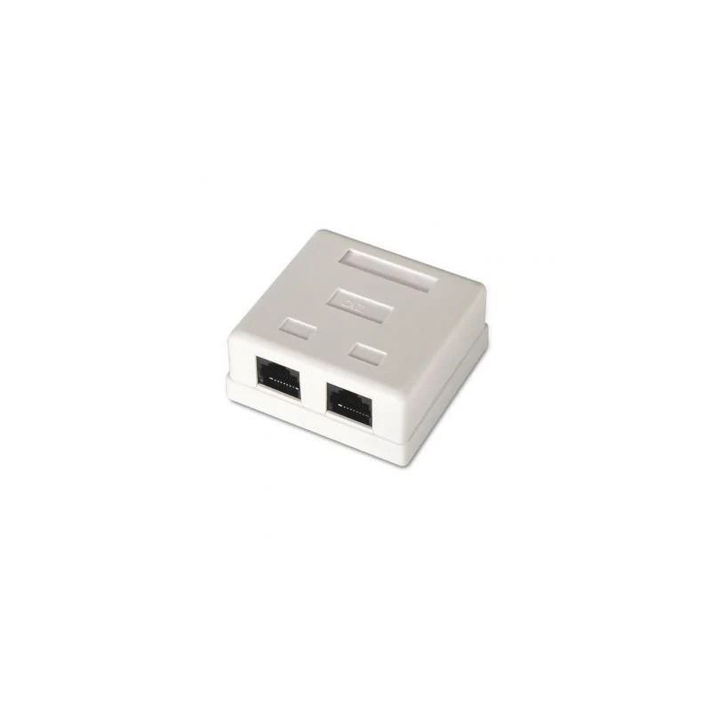 Roseta de Superficie Aisens A139-0302/ Cat.6/ 2 Tomas