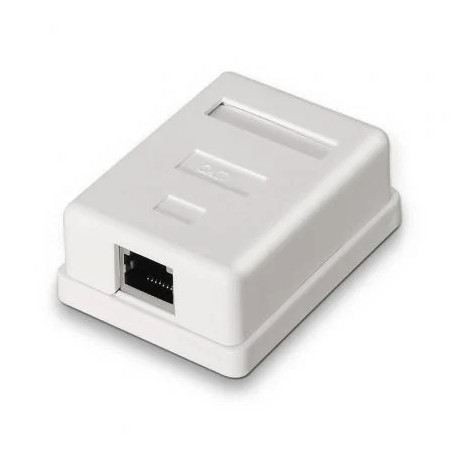 Roseta de Superficie Aisens A139-0303/ Cat.6/ 1 Toma