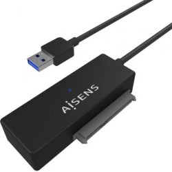 Adaptador para Discos Duros 2.5"/3.5" Aisens ASE-35A01B/ USB 3.0 - SAT
