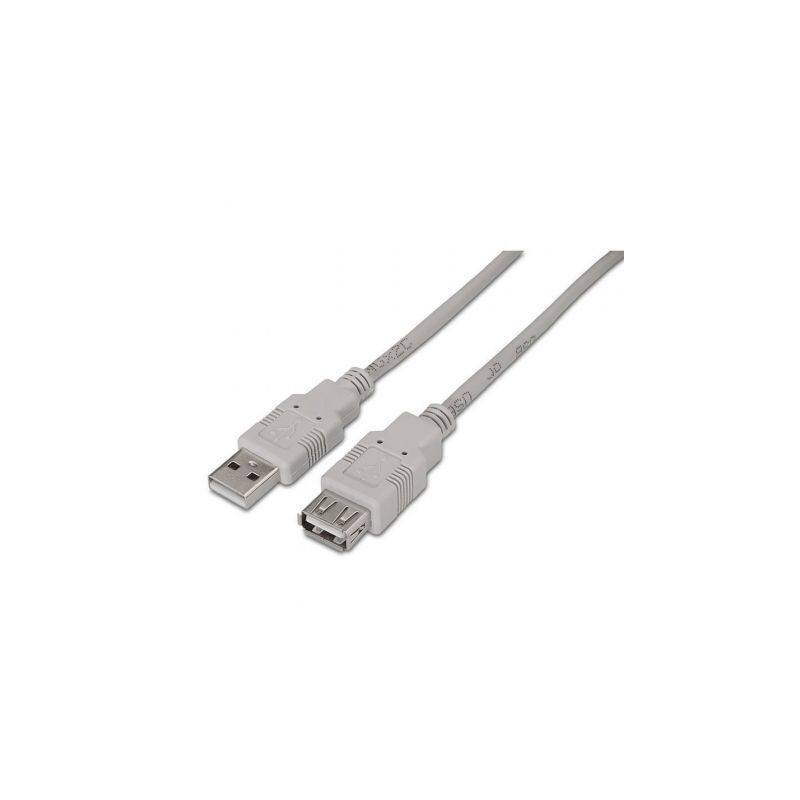 Cable Alargador USB 2.0 Aisens A101-0013/ USB Macho - USB Hembra/ Hast