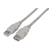 Cable Alargador USB 2.0 Aisens A101-0014/ USB Macho - USB Hembra/ Hast