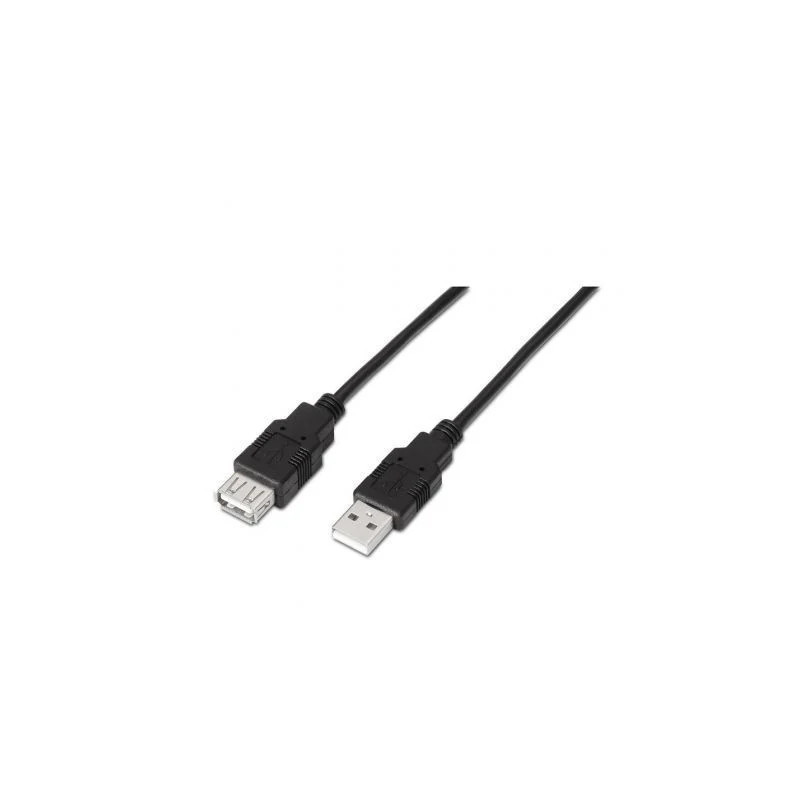 Cable Alargador USB 2.0 Aisens A101-0015/ USB Macho - USB Hembra/ Hast