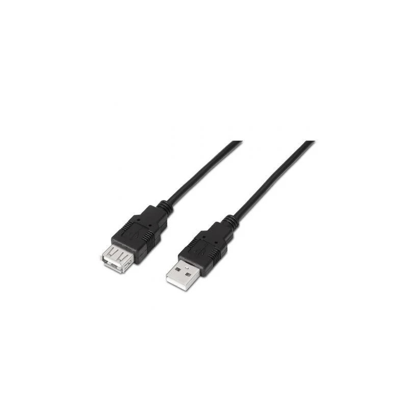 Cable Alargador USB 2.0 Aisens A101-0017/ USB Macho - USB Hembra/ Hast