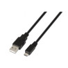 Cable USB 2.0 Aisens A101-0028/ USB Macho - MicroUSB Macho/ Hasta 2.5W