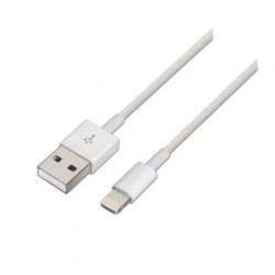 Cable USB 2.0 Lightning Aisens A102-0035/ USB Macho - Lightning Macho/