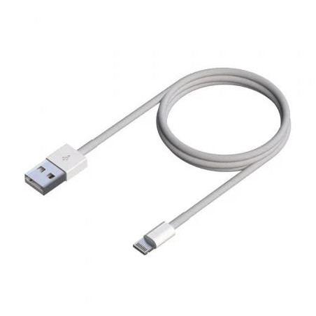 Cable USB 2.0 Lightning Aisens A102-0542/ USB Macho - Lightning Macho/
