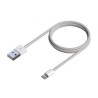 Cable USB 2.0 Lightning Aisens A102-0542/ USB Macho - Lightning Macho/